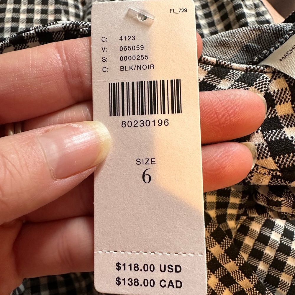 NWT- Maeve plaid leggings - Picture 11 of 12